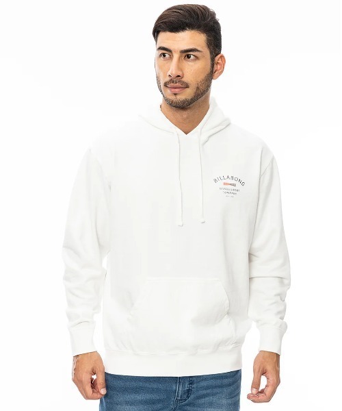 「BILLABONG」 プルオーバーパーカー MEDIUM オフホワイト メンズ_画像2
