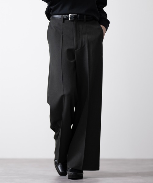 「CLEL」 スラックス M ネイビー メンズ_画像3