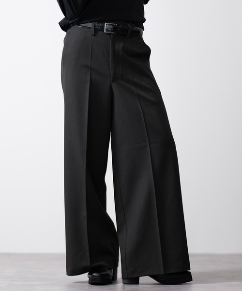 「CLEL」 スラックス M ネイビー メンズ_画像7