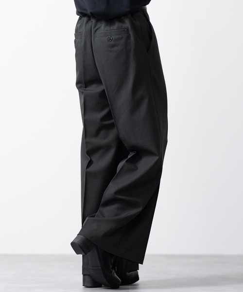 「CLEL」 スラックス M ネイビー メンズ_画像8