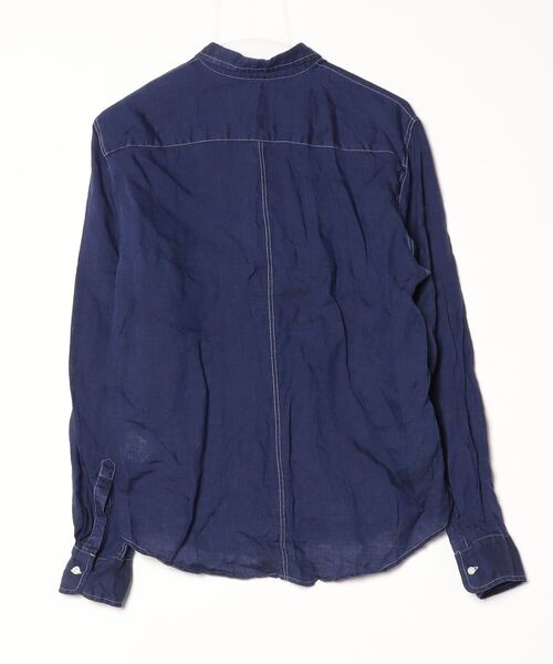 「Frank&Eileen」 長袖シャツ X-SMALL ネイビー メンズ_画像2