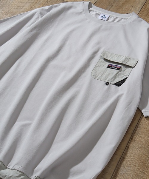 「GERRY」 半袖Tシャツ L チャコールグレー メンズ_画像4