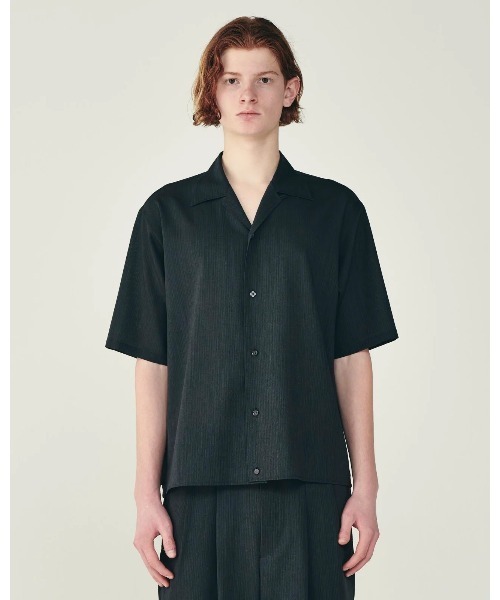 シャツ OPEN COLLAR S/S SHIRT WITH HEM TAB メンズの画像