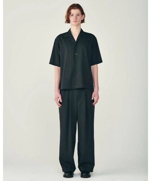 シャツ OPEN COLLAR S/S SHIRT WITH HEM TAB メンズの画像