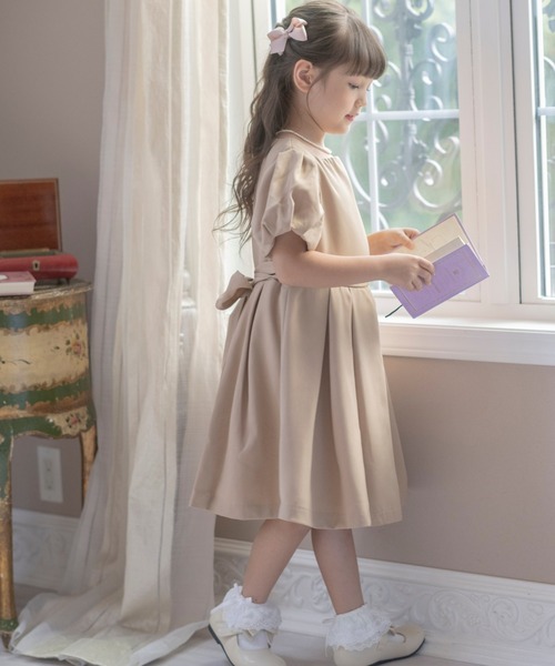 「Catherine Cottage」 「KIDS」半袖ワンピース 160 ベージュ キッズ_画像6