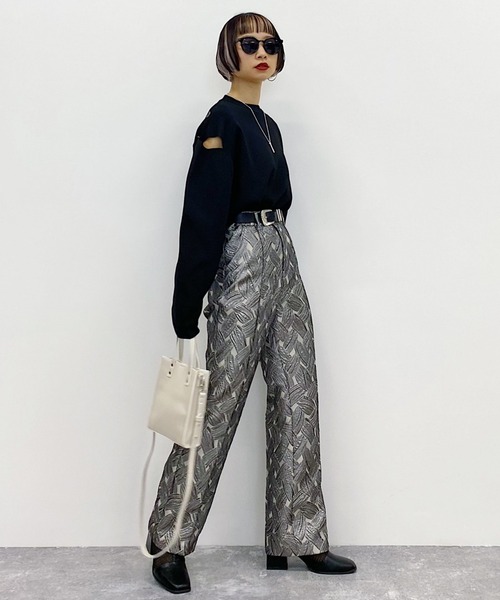 「PAGEBOY」 パンツ MEDIUM ベージュ レディース_画像2
