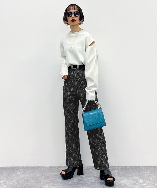 「PAGEBOY」 パンツ MEDIUM ベージュ レディース_画像4