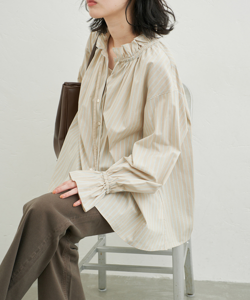 SLOBE IENA（スローブイエナ） ブラウス シャツ 「WEB限定カラーあり