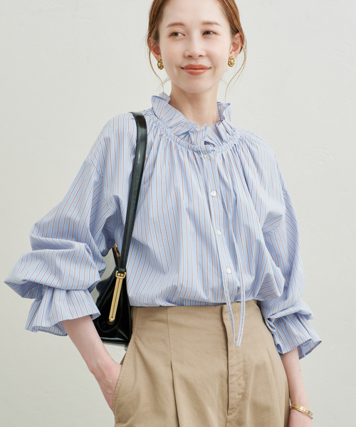 SLOBE IENA（スローブイエナ） ブラウス シャツ 「WEB限定カラーあり