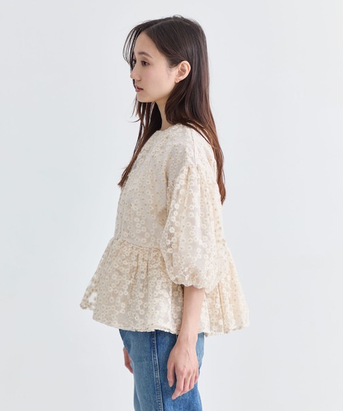 TSURU by Mariko Oikawa（ツルバイマリコオイカワ） 7分袖ブラウス
