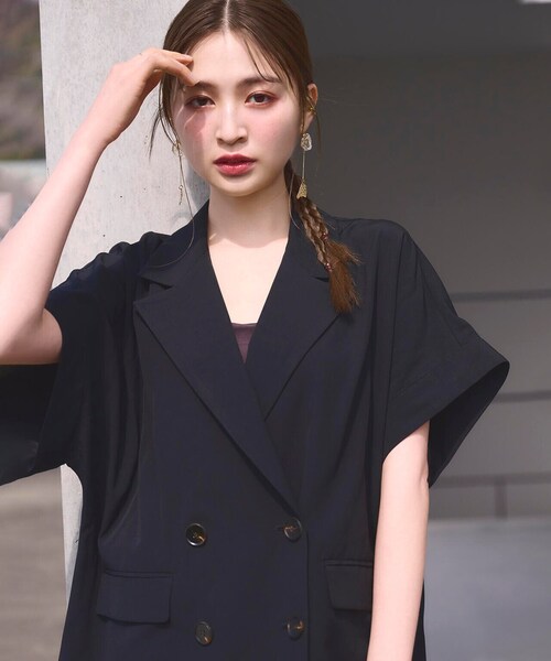 「NATURAL BEAUTY BASIC」 テーラードジャケット FREE ベージュ レディース_画像4