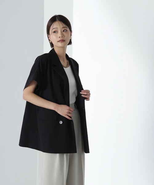 「NATURAL BEAUTY BASIC」 テーラードジャケット FREE ベージュ レディース_画像5