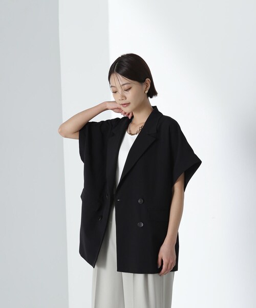 「NATURAL BEAUTY BASIC」 テーラードジャケット FREE ベージュ レディース_画像7