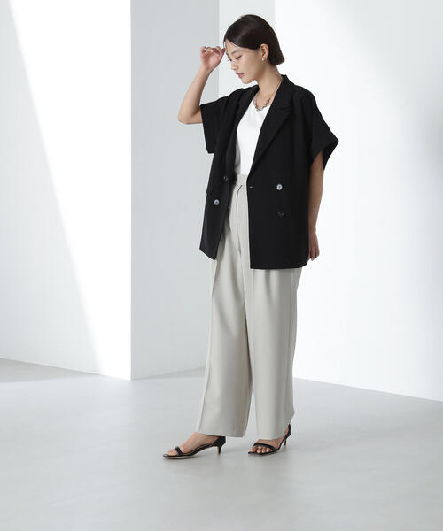 「NATURAL BEAUTY BASIC」 テーラードジャケット FREE ベージュ レディース_画像8