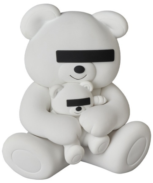 VINYL COLLECTIBLE DOLLS フィギュア VCD UNDERCOVER BEAR WHITE/BLACK