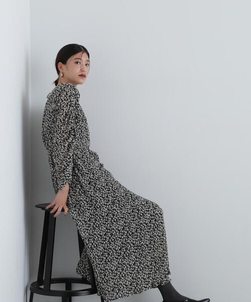「N.(N. Natural Beauty Basic)」 長袖ワンピース SMALL イエロー レディース_画像4