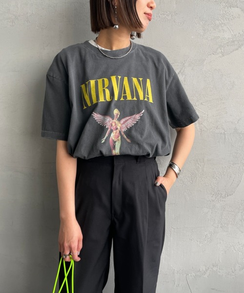 「GOOD ROCK SPEED」 半袖Tシャツ L チャコールグレー レディース_画像2