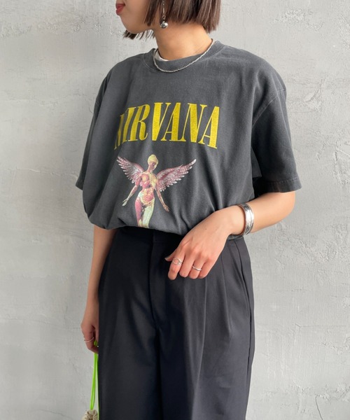 「GOOD ROCK SPEED」 半袖Tシャツ L チャコールグレー レディース_画像3