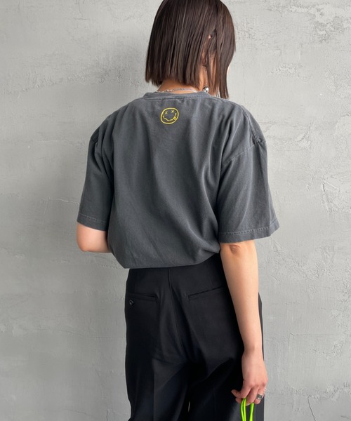 「GOOD ROCK SPEED」 半袖Tシャツ L チャコールグレー レディース_画像4