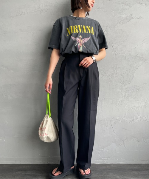 「GOOD ROCK SPEED」 半袖Tシャツ L チャコールグレー レディース_画像6
