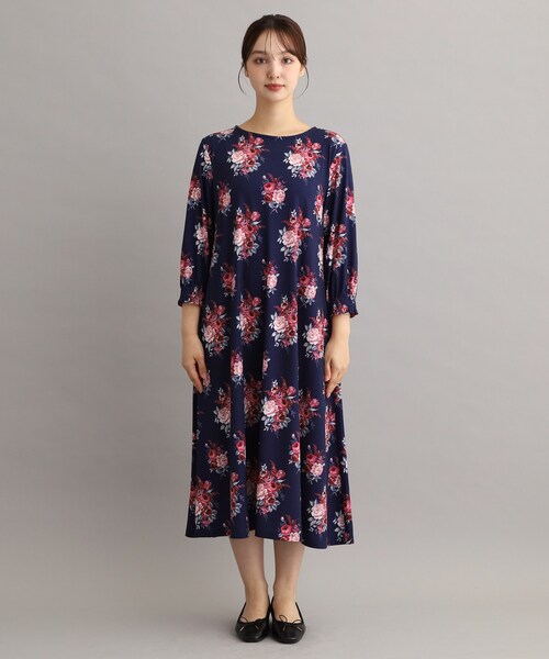 LAURA ASHLEY（ローラアシュレイ） ワンピース 「ジャージ素材／洗える