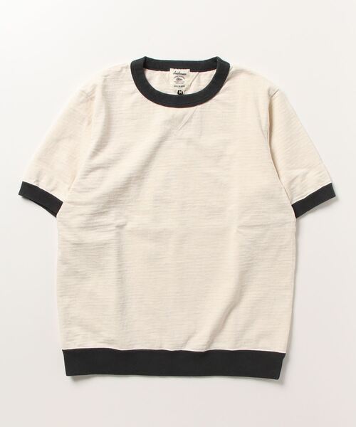 ほぼ新品JACKMAN DOTSUME RIB TEE XL オフホワイト