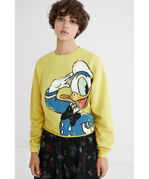 スウェット イラスト カットオフ裾 スウェットシャツ El Pato Donald Zozotown Yahoo 店 通販 Yahoo ショッピング