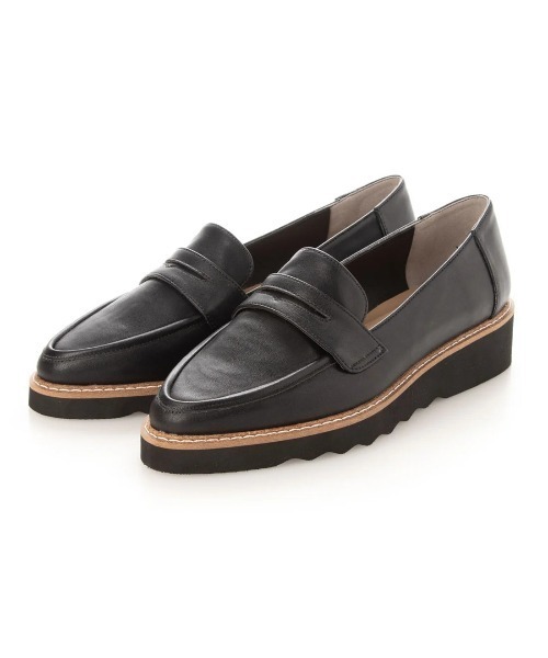 carino（カリーノ） ローファー 「レイン」ポインテッドコイン 