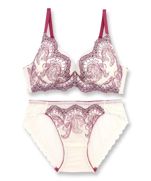 fran de lingerie ブラジャー ショーツセット Exotic Leaf