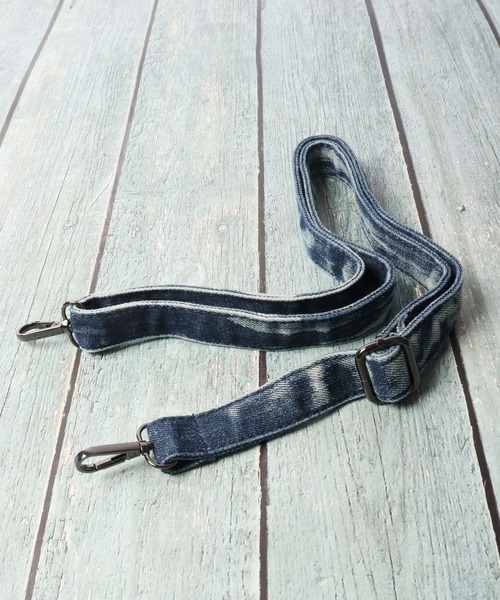 ショルダーバッグ BLACK JACKALL CROWN デニム スタッズ デコレーション 2WAY ショルダーバッグ トートバッグ_3