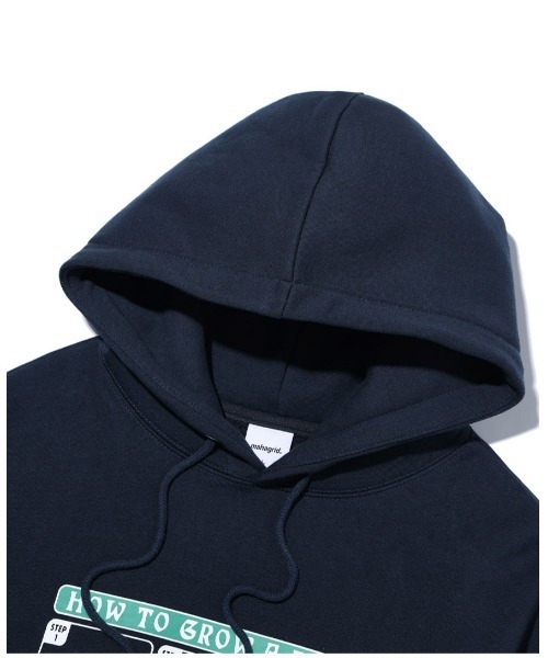 パーカー 「mahagrid/マハグリッド」GARDENING HOODIE/ガーデニングデザイン プルオーバーパーカー レディース メンズ MAHAGRID パーカー 「mahagrid/マハグリッド」GARDENING HOODIE