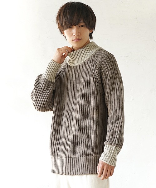 MinoriTY（マイノリティ） セーター ニット モックネック ルーズ