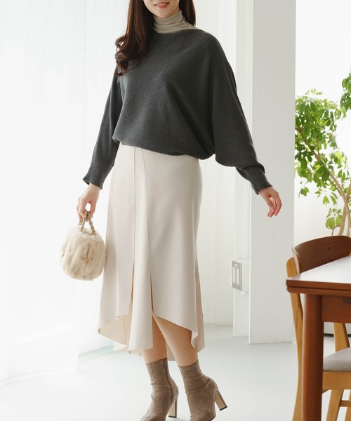 トキドキ スカート イレギュラーヘム華やかマーメイドスカート