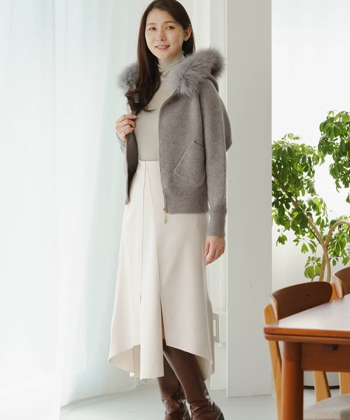 トキドキ スカート イレギュラーヘム華やかマーメイドスカート