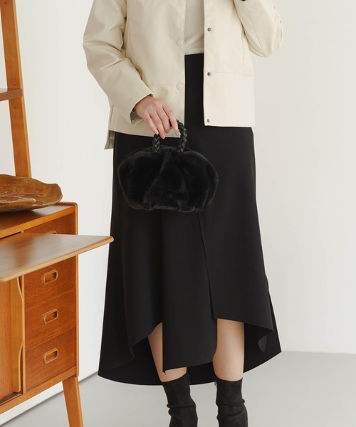 トキドキ スカート イレギュラーヘム華やかマーメイドスカート