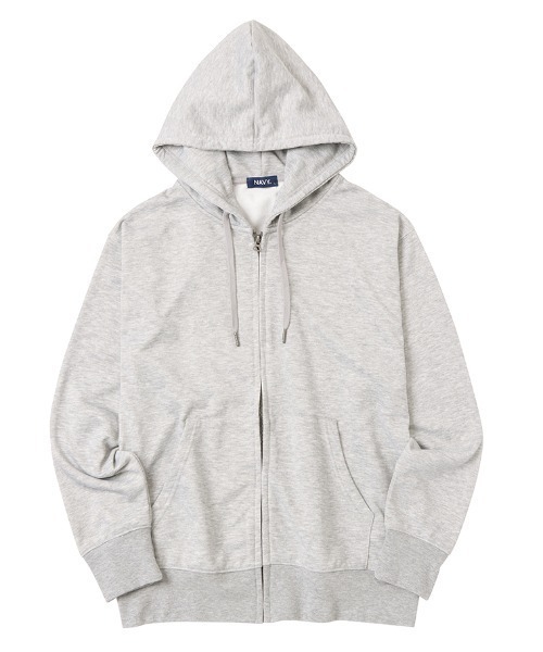 NAVY（ファッション） パーカー NAVY 裏毛ジップアップ