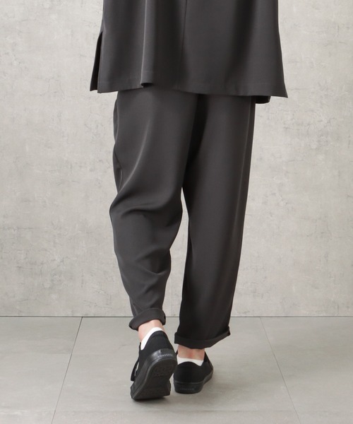 URBAN COLLECTION パンツ ドレープツイルワイドパンツ メンズ