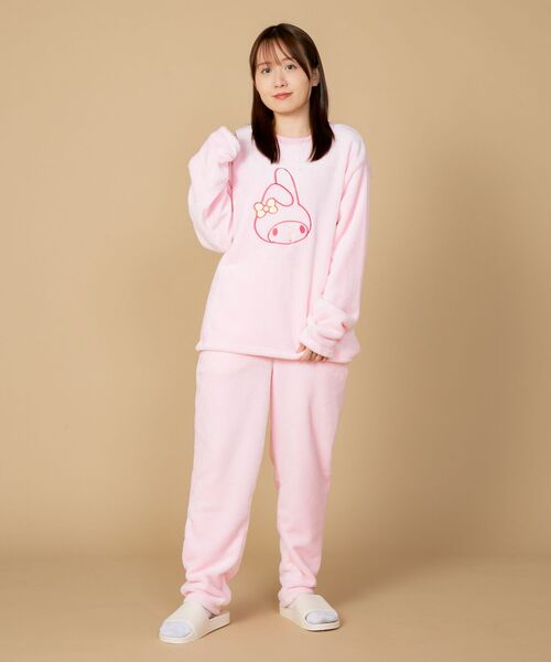 シュガーバニーズ ルームウェア しろうさ サンリオ パジャマ ピンク 上下セット sanrio（サンリオ） パジャマ 「SANRIO CHARACTERS/サンリオ