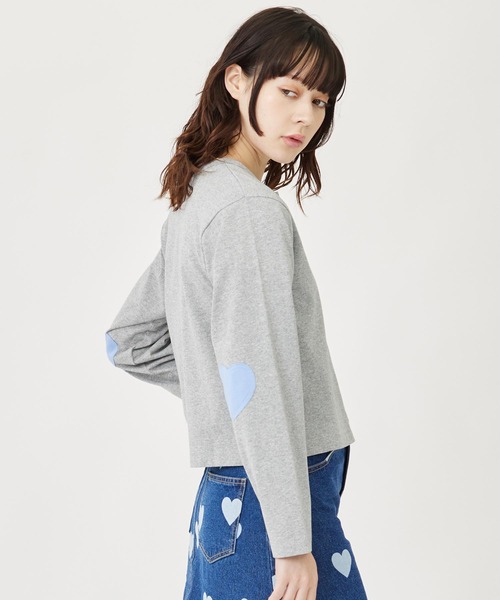 カーディガン HEART ELBOW CARDIGAN レディース MILKFED. カーディガン HEART ELBOW CARDIGAN レディース