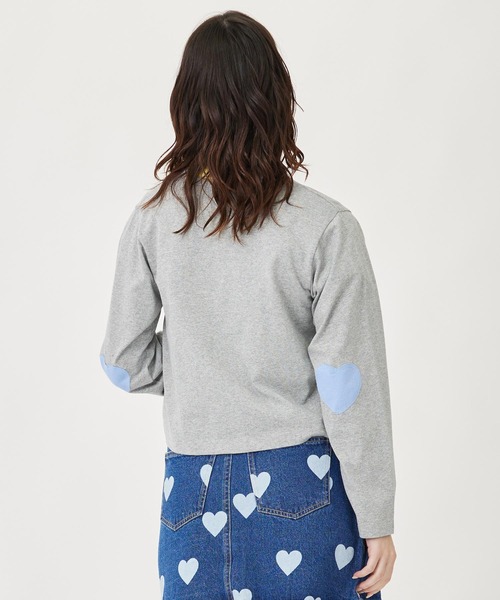 MILKFED. カーディガン HEART ELBOW CARDIGAN レディース