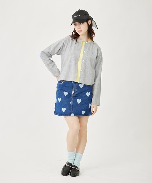 MILKFED. - 未使用　MILKFED. HEART ELBOW KNIT CARDIGAN HEART ELBOW CARDIGAN MILKFED. – calif（カリフ）公式サイト