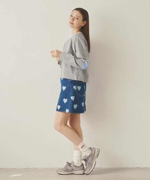カーディガン HEART ELBOW CARDIGAN レディース MILKFED. カーディガン HEART ELBOW CARDIGAN レディース