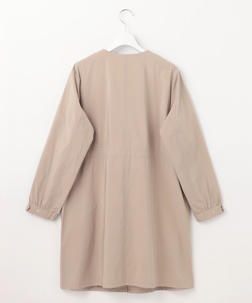 Plage ノーカラーコート ベージュ plage（プラージュ）の「ハミルトンノーカラーコート◇（ノーカラー
