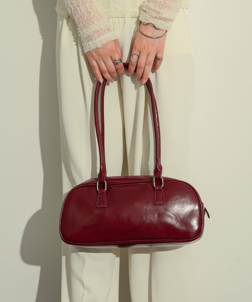 NEUNA ボストンバッグ ロングレザーボストンフルートショルダー