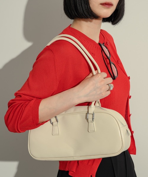 NEUNA ボストンバッグ ロングレザーボストンフルートショルダー