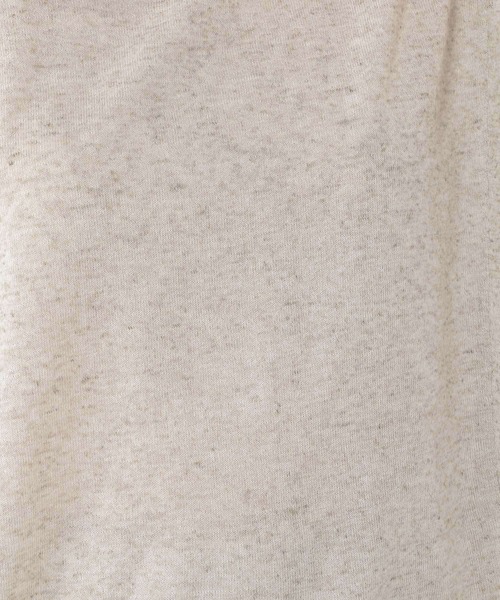 tシャツ チェックジャージードルマンプルオーバー レディース studio CLIP tシャツ 14ゲージリネンミックスドルマンプル