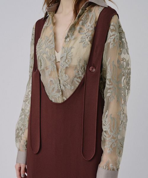 フォクシーニューヨーク Sarasara Dress 44648 ワンピース 40 イエロー
