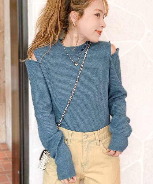 ⭐️おりめ⭐️新品 未使用　2点ニット mily bilet ニット セーター 「mily bilet」冬も肌見せ。2way