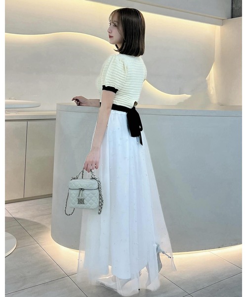 Darich チュールスカート ダーリッチ Darich コルセットチュールロングスカート