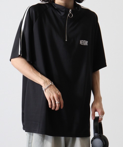 FUNALIVE tシャツ Dry Mesh Half Zip Shirt / ドライメッシュ